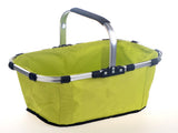 Foldable Picnic Basket Aluminum Frame Waterproof 600D Oxford Green V1188-MS-616-062