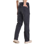 FR Pants for Men, 100% Cotton, Flame-Resistant Cargo Pants with Multi-Pockets and Elastic Waist, V952-HJZRKZCMHSMMZRHQG001V0