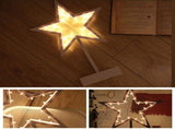 Star Shape LED Night Light Table Night Lamp Home Room Xmas Christmas Decor Kid Gift V1294-YM0901-3119200027611