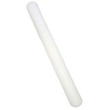 White Plastic Rolling Pin with Smooth for Easy Dough Rolling and Quick Cleanup, Ideal for Home V1369-AZ3-W-15755