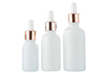 10 Pack Glass Dropper Bottles Rose Gold Caps for Essential Oils - 15ml V1263-JX-6509-1