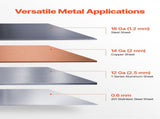 Box and Pan Brake, 762 mm Sheet Bending Brake, 18-Gauge Capacity, 0-135 Degree Adjustable, V952-YTHWQZDQYTHWGJWT5001V0