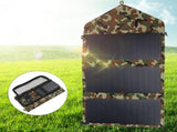 21W 5V Dual USB Port Portable Flexible Folding Waterproof Solar Panel for Mobile Phone Charging V1294-YM0901-3119200009711
