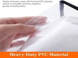 4 Piece Transparent Clothing Storage Bag Set with Zipper, 60 L, 60 x 42 x 24 cm V1237-MS-912-019