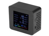 Multifunctional 6 in 1 CO2 Meter Air Quality Monitor Temperature PM2.5 TVOC HCHO Detector USB V1294-YM0523-3113220044211