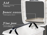 Step On Trash Can with Lid 8L Kitchen Bathroom Waste Bin Foot Pedal Stainless Steel Touchless V1189-LWWAL-20260401-05891