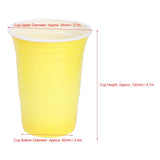 50Pcs Disposable Party Plastic Cup Party Game Supplies for Bar Parties Playing GamesYellow V1294-YM0901-3118200057811