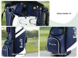 Everfit Golf Stand Bag Lightweight Carry Bag Dual Strap Club Divider Blue GOLF-B-BAG-STAND-A-BL