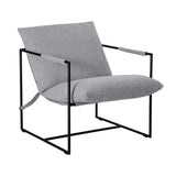 Artiss Armchair Lounge Chair Sling Grey UPHO-G-ARM01-FLD-GY