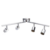 Lamp Holder 4 Head Adjustable Flexible Rotation GU10 Light Holder for Bedrooms Living Rooms V1294-YM0715-3119210320711