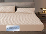 Splashproof Mattress Protector, Waterproof Bed Cover for Deep Pocket Mattress Up to 30", No Dusting V1192-AZ-W-30175