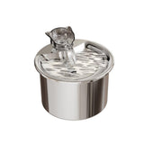 USB Powered 2L Automatic Cat Water Fountain Stainless Steel Pet Water Feeder V1263-JX-6874