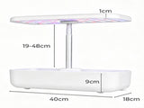 Hydroponics Plant Growing System 12 Pods Indoor Herb Garden Kit Led Light 4L WHITE V201-FDZ2412WH8AU