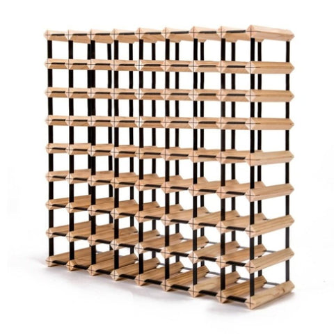 Timber Wine Rack Storage Cellar Organiser 72 Bottle V274-FT-WWR08-72