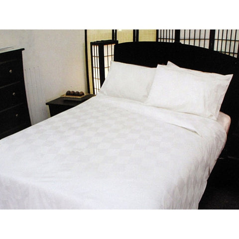 Orient Sense Dominic White Quilt Cover Set - Double V442-ORS-QUILTCS-DOMINIC-WHITE-DS