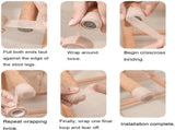 6 Rolls Floor Protector Pads for Chair Legs, Self-Adhesive Anti-Slip Furniture Tape 1" x 177", V1259-DP01-A-653