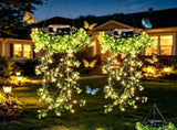 2Pack Solar-Powered Milan Grass Light, Solar Lights Outdoor Waterproof, 66 LED V1107-112-91776-GRN-2PACK
