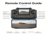 S2 MAX drone, dual-camera drone, upgraded remote control, ESC camera, long-lasting battery, 360&deg V1102-823-59420-GRY-THREEBATTERIES