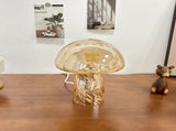 Yellow Charming Retro Glass Mushroom Table Lamp - Vintage Nordic Style Bedside Light V888-ELOSUNG27753