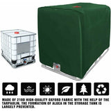 IBC Tank Cover Tarpaulin for 1000L IBC Container, GU.B/bon 116 x 100 x 120 cm Water Tank Cover V1237-ZY-203-1224