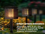 4-Pack Solar Garden Stake Light with Floral Pattern 12 LED Outdoor Decorative Light with Multiple V1107-SOLAR GARDEN STAKE LIGHT WITH FLORAL PATTERN1