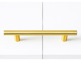 Single DIY Wall Bed Hardware Kit with Gold handle Frame & Mechanism for Custom Build V63-953651