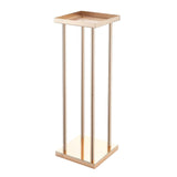 Wedding Flower Stand, 10PCS 60cm Column Flower Stand, Floral Stands with Metal Laminate, Cylindrical V952-HLHJLFT10J60MT7YR001V0