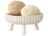 Crafted 3 Legged Decorative Bowl 27cm V637-92106BWL