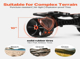 Kayak Cart, 136.1 kg Load Capacity, Foldable Kayak Trolley with 25.4 cm Solid Rubber Tires & 1 V952-SPSPHTTC10IN15RM2001V0