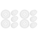 Plastic Dehydrator Sheets for Washer White 10Pcs Stable and Non-Harmful to Clothes V1369-AZ3-W-20828