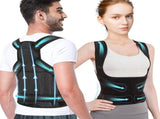 Back Brace Posture Corrector for Women & Men, Adjustable Shoulder Straightener with Full Back V1192-AZ-W-28222