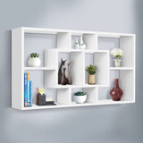 Artiss Floating Wall Shelves Bookshelf White FURNI-WALL-DISPLAY-WH