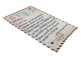 to My Son Blanket Double Sided Soft Skin Friendly Keep Warm Letter Blanket Expressing Love Air V1294-YM0716-3117220175011