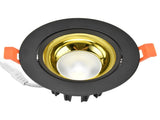 LED Downlight Aluminum Adjustable Angle Dustproof Ceiling Embedded Spotlight for Living Room Bedroom V1294-YM0715-3119210294811
