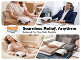 Livemor Hand Massager with Heat and Compression Cordless 3 Modes 3 Temperatures HAND-MASSAGE-HALF-WH