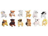 12Pcs Dog Ornaments Waterproof Textured Exquisite Vivid Dog Statues for Garden Lawn Desk Decoration V1294-YM0715-3111210434311