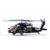 Sluban B1012 Model Kit UH60 Black Hawk Medical Rescue Helicopter US Army MEDEVAC Air Force Mili SLB1012