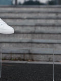Koonexy Men'S Skate Shoes Low-Top Sneakers Pvc Sole Casual Sneakers Formal - White - Size V1102-M-SHOE-71471-BLAC-9AU9EU426891