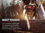 BAUMR-AG Commercial Petrol Chainsaw E-Start 24" Bar Chain Saw Top Handle Tree Pruning V219-CHNSAWBMRA8X5