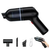 Handheld Car Vacuum Cleaner 9000Pa Rechargeable Portable Cordless Duster - Black V1263-JX-6685-1