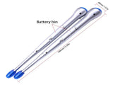 1 Pair Drumsticks, Adjustable Sensitivity Intelligent Electric Light Up Drumsticks, V1189-WXFWAL-20260319-00734