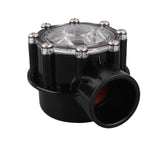 7235 Check Valve 180 Degree Replacement for Pools Spas Straight Through Flow Clear Lid V1294-YM0901-3111240322011