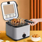 Electric Deep Fryer 2.5L French Frie Machine Oil Hot Pot Fried Chicken Grill V201-QHGMMOREONE001