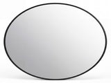 Yezi 60cm Wall Vanity Mirror Round Decorative Bathroom HD Glass Anti-explosion DECO1043-BK-60X60-AU