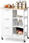 Kitchen Island on Wheels with Storage V178-68184