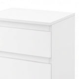 Levede Bedside Table Side Table 3 Drawers Storage Nightstand Bedroom Cabinet NI1081-WH-AU