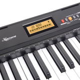 Karrera 61-Key Electronic Keyboard with LCD Display and Touch Response in Black CHJ-291 EKB-CHJ-291-BK