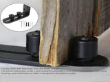 Sliding Barn Door Floor Guide for Bottom, Adjustable Stay Roller Fit All Size Door, Wall Mount, V1192-AZ-W-24020