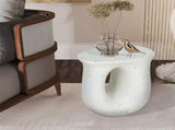 U-Shaped Terrazzo Concrete Outdoor Stool V767-JJ-ZZ1187-G1