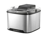 Devanti Ice Cream Maker Machine 2L Homemade Gelato Sorbet Frozen Drinks Sliver ICM-A-SFS02-BK